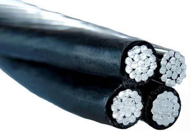 Quality Service Drop Cable AAC / AAAC / ACSR / ABC Aerial Bundled Electrical Cable for sale