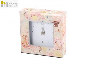 Quality Lightweight Rectangle Mirrored Table Clock For Living Room Decor for sale