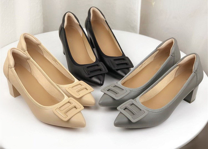 Quality Non Slip Rubber Sole 5cm Height Ladies High Heel Sandals for sale