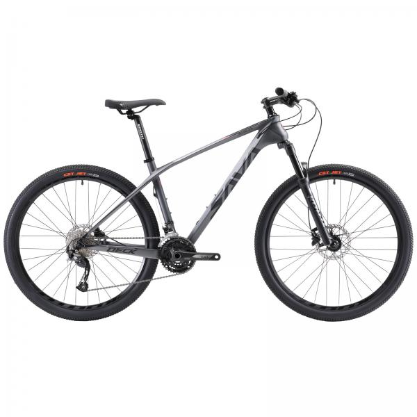 Buy Black Grey SAVA Carbon Fiber Mountain Bike DECK1.0 3x12 Speed at wholesale prices