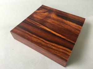 Quality Unique Emulation Wood Finish Aluminium Profiles Composite Panel Rectangle Shape for sale