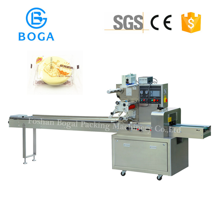 Quality Flat Bread Packaging Machine / Meat Wrapping Machines 2.4KW Power 220V for sale