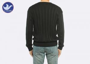Quality Winter Mens Full Zip Cardigan Sweater , Mens Long Knit Cardigan Anti - Pilling for sale