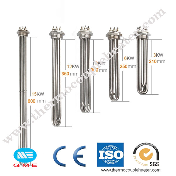 Buy Industrial Electric Coil Water Screw Immersion Heater Heating Element 3000 Watt at wholesale prices