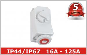 Quality 230V 400V Waterproof Interlocked Switch Sockets for Industrial Plug for sale