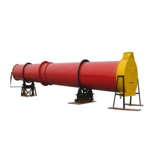 Quality GHG Wood Chips Sawdust Drum Rotary Dryer 3.5×24M 160KW for sale