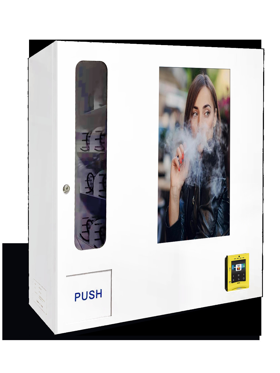 Quality Wall Mounted Electronic Cigarette Vending Machine With Age Recognition System for sale