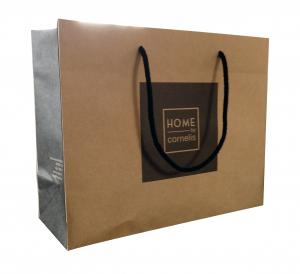 Quality Wholesale Price Customized Brand Kraft Paper Bag With Your Own Logo for sale