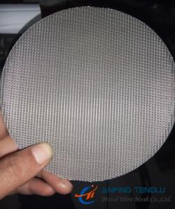 Quality Micronic Filter Discs, Stainless Steel 304/ 316, Dutch Weave Wire Mesh for sale