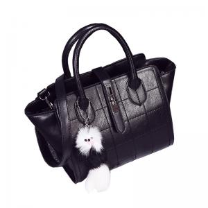 Quality ROHS PDF Ladies Stylish Handbags Genuine Leather Tote 30x29x13cm for sale