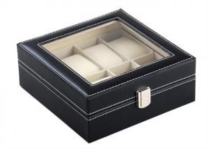 Quality Luxury Leather Watch Display Box , Durable Luxury Watch Cases For Men for sale