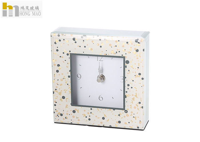 Quality Multi Colored Mirrored Desk Clock Stand Alone Classic Style High Rigidity for sale