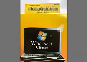 Quality PC / Computer Windows 7 Ultimate 64 Bit Retail Product Key Microsoft Certified for sale