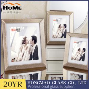 Quality Gold border beveled glass picture frames 6 x 8 Fashionable design for sale