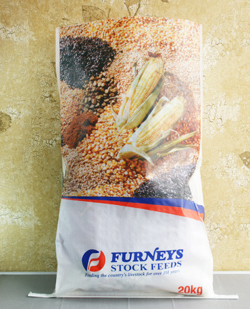 Transparent BOPP PP Woven Feed Bags , Laminated Woven Polypropylene Bags