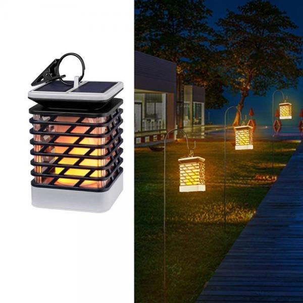 Buy Warm White 3500K 40LM Wireless LED Solar Garden Lanterns Solar Flame Torches at wholesale prices
