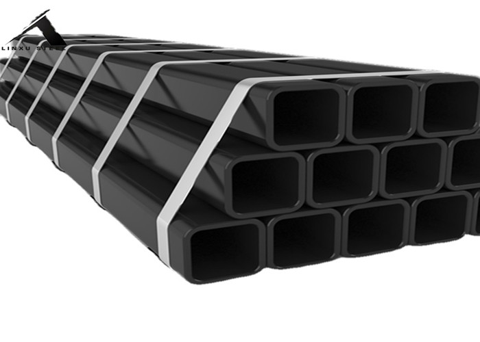 Buy cheap Q345 welded seamless mild carbon steel pipe/black ERW square steel pipe from wholesalers