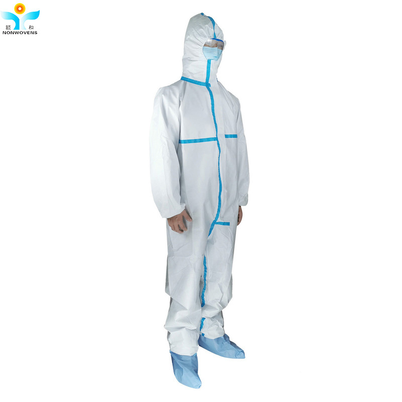 Quality PPE Safety Disposable Protctive Wear S - 5XL SBPP Coverall For Personal Protective Equipment for sale