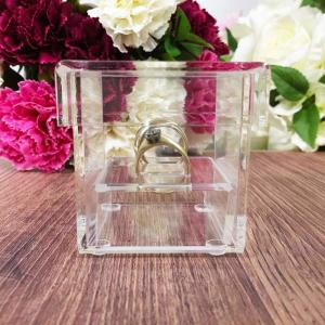 Quality Square Clear PP PS Acrylic Ring Box Chemical Resistance UV Resistance for sale