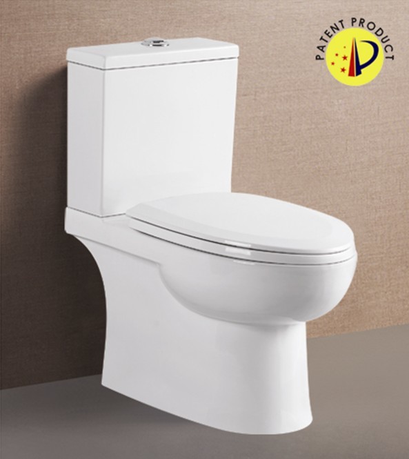 Quality Super Rotation Type Siphonic One Piece Water Closet Ceramic Toilet for sale