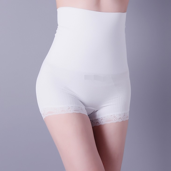 Quality Lady body shaper,   woman briefs,  high waist design,   plain weave,  white  shiaper,   XLS027 ,girl  underwear, for sale