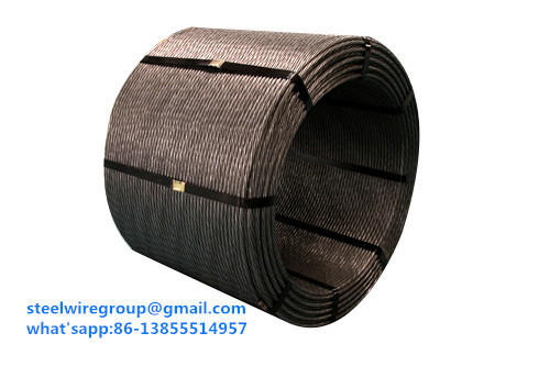 Quality 7-Wire Uncoated Steel Strand for Prestressed Concrete as per ASTM A 416 for sale