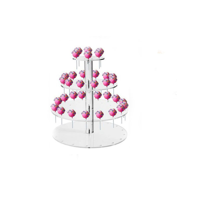 Quality OEM ODM Acrylic Candy Display Lollipop Display Stand For Children Party for sale
