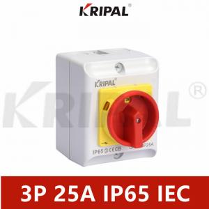 Quality 25A 3P 230V 440V Waterproof Rotary Isolator Switch IP65 IEC standard for sale
