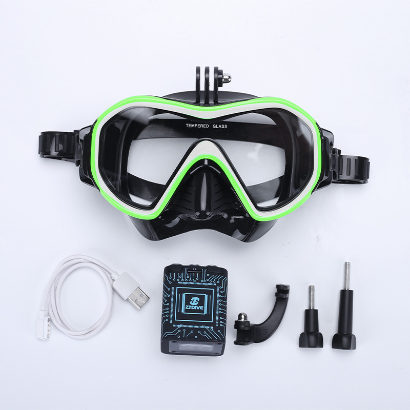 ZTDIVE Diving Mask HUD With Depth, Direction, Time Data Monitoring Stylish Appearance For Adult Use