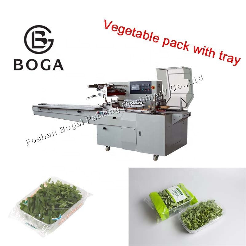 Quality Vegetable Packing Machine Multi Function Flow Typr Pillow Daily Use Support for sale