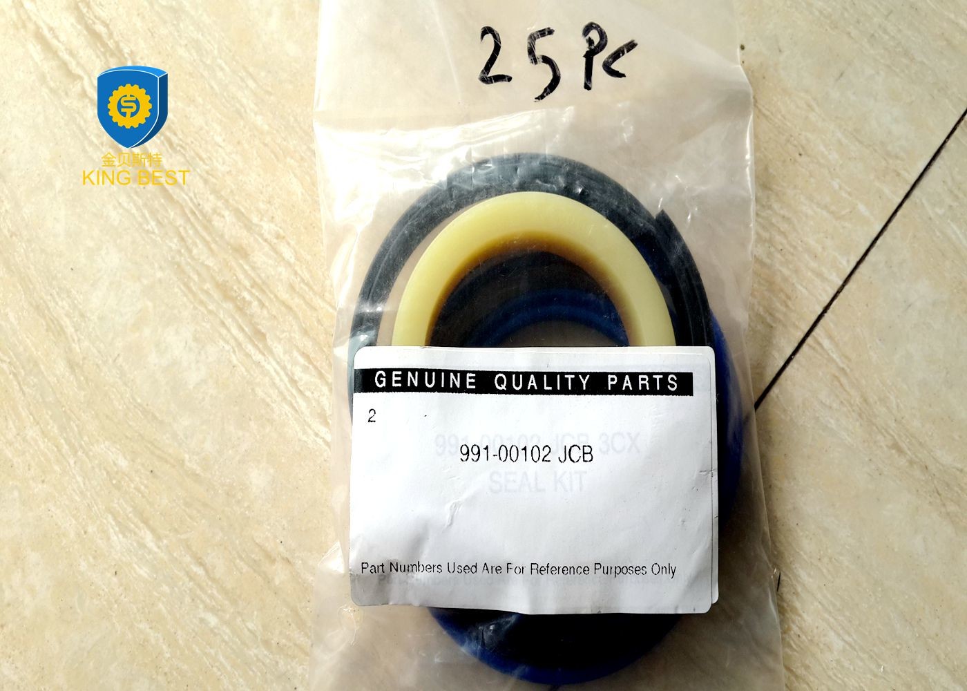 Quality JCB 3CX Cylinder Excavator Seal Kits 50*80mm Part No. 991 / 00102 99100102 for sale