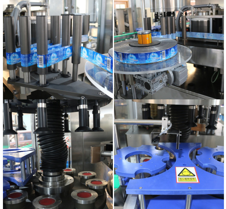 Quality Hot Glue Rotary OPP Labeling Machine For Water Bottle for sale