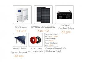 Quality 3000 Watt On Grid Solar Pv System For Home Industry for sale