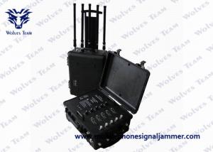 Quality 500M High Power Signal Jammer Draw Bar Box 6 Channels With Efficient Frequency Division for sale