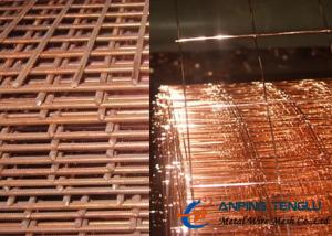Quality Copper Coated Welded Wire Mesh, Brass or Copper Plating Surface for sale