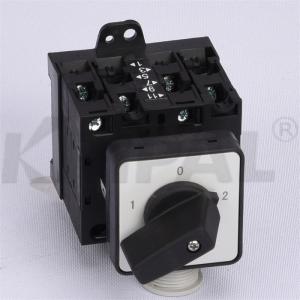 Quality IEC standard 40A 3P IP65 Rotary Voltage Selector Switch Waterproof for sale