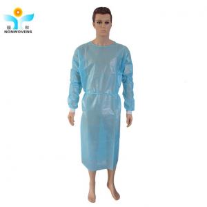Quality Colorful Disposable Cubicle Workwear PP PE Isolation Grown Nurses Coverall for sale