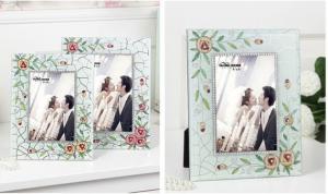 Quality Contemporary Glass Wedding Photo Frames Wedding Gifts For Guests Deluxe for sale