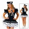 Buy cheap Women's Halloween/Holiday Party Costume with Navy Design, Made of Cotton from wholesalers