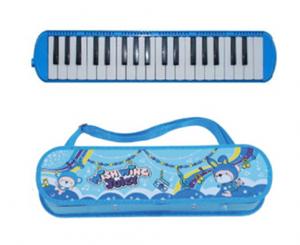 Quality ABS Plastic Shell Copper board 37 key Melodica kids toy with cartoon leather box-AGME37B-3 for sale