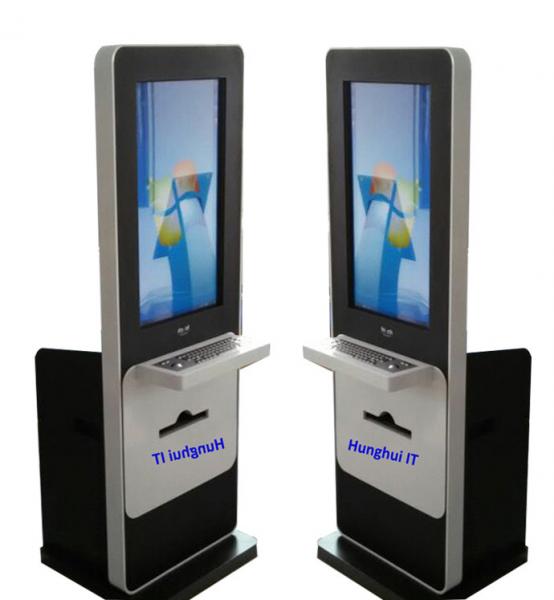 Buy Automatic 32inch Bank ATM Machine A4 Document Printing Kiosk at wholesale prices