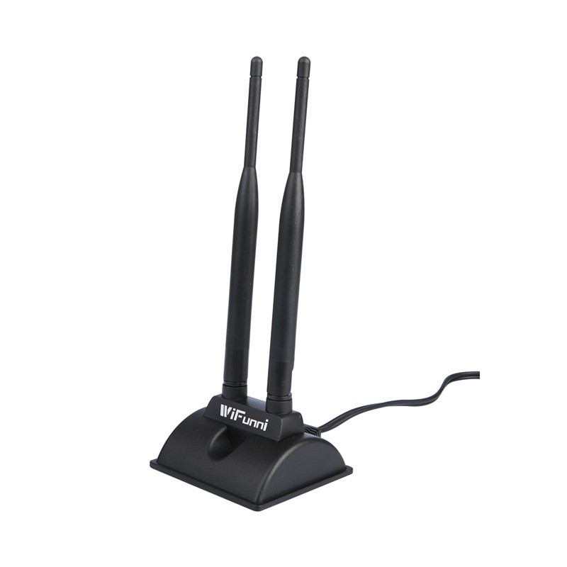 China 2.4G 5.8G Dual-Band Large Folding Desktop Antenna Wireless Network Card Router Antenna on sale