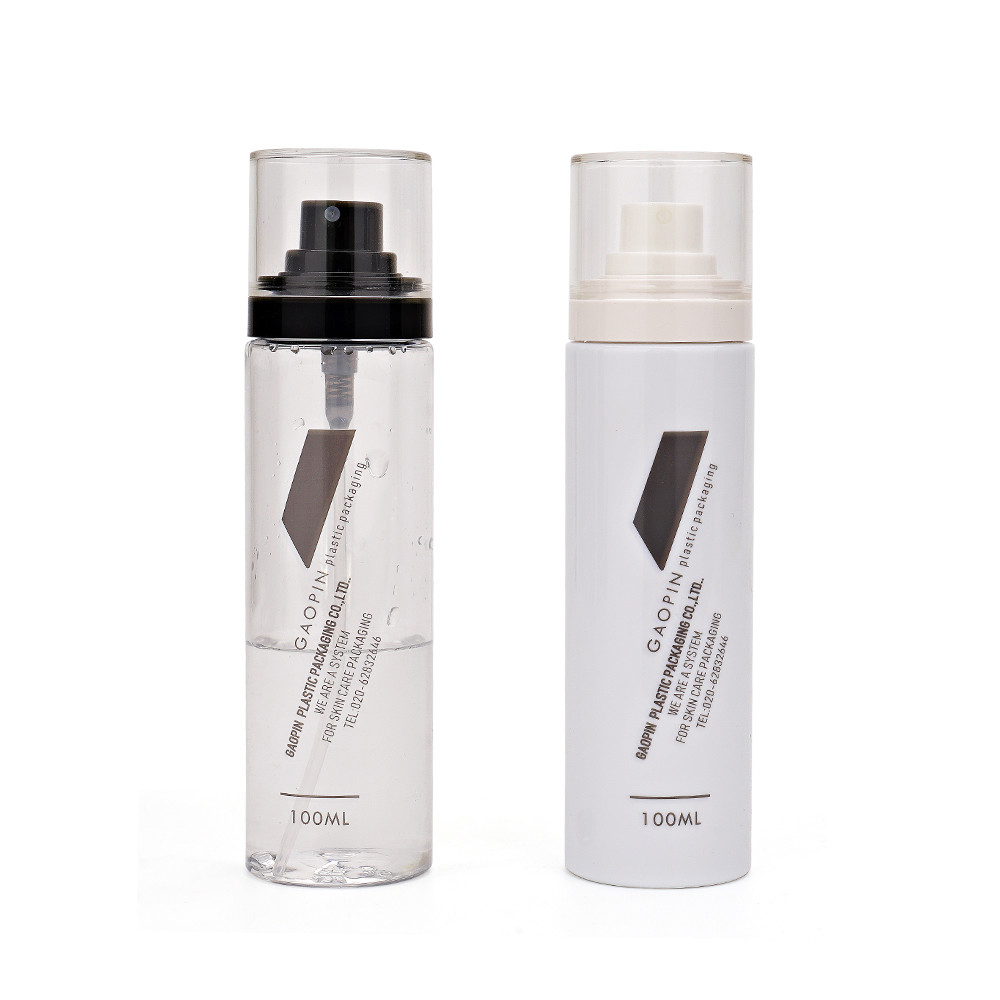 Quality Makeup Water Plastic Spray Bottles 100ml Special Design Sample Available for sale