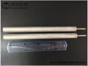 Quality Magnesium / Zinc  anode rod for water tanks with threaded steel core M3 M6 M8 for sale