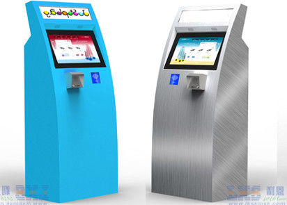 Quality Self Service Capacitive Touch Screen Check-in Kiosk At Airport For Travellers for sale