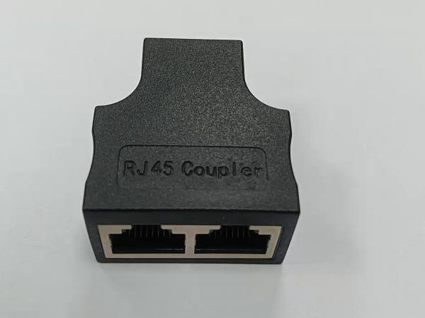 Buy Halogen Free 3 Port RJ45 To RJ45 Adaptor For Network Equipment at wholesale prices