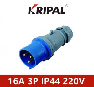 Quality IP44 Industrial Electrical Plug 16A 220V Single Phase IEC standard for sale