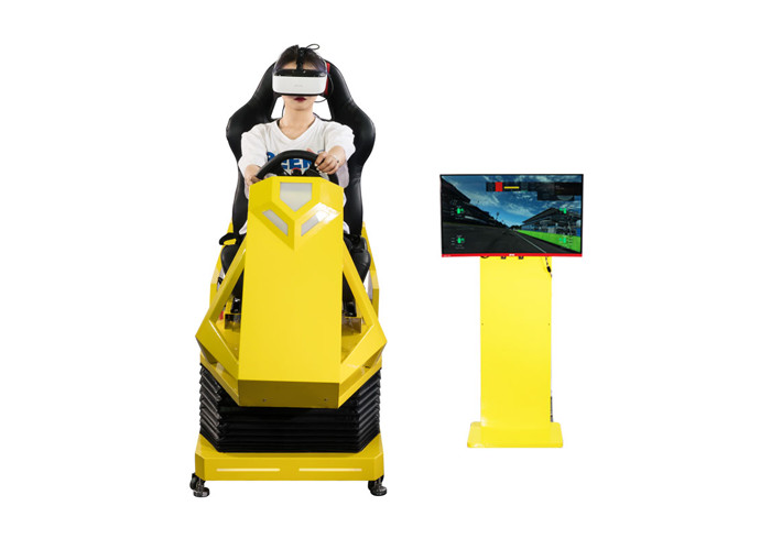 Quality Manual Operation VR Race car simulator Different Maps High Resolution VR Headset for sale