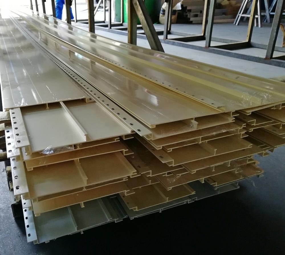 Quality Plank / Decking / Flooring Aluminium Extruded Profiles With Wooden Color for sale