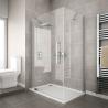 Buy cheap china supplier cheap corner compact simple tempered glass shower enclosure from wholesalers